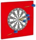relaxdays Dart-Wandschutz Dartscheibe Schutzring "R6", rot