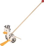 goki Nachziehspielzeug goki Schiebetier Zebra-Ente