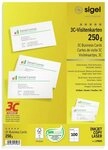 Sigel Visitenkarten Sigel Lp800, 85x55 Mm A4, Business Cards, 3c