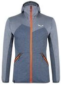 Salewa Fleecejacke Puez Melange Polarlite mit Kapuze navyblau/melange Herren