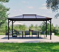 Sojag Pavillon Verona 10x14, BxT: 423x299 cm, inkl. Moskitonetze