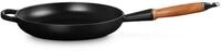 LE CREUSET Bratpfanne Signature Gusseisen mit Holzgriff