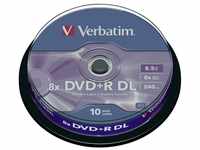 Verbatim DVD-Rohling DVD+R DL 8.5 GB 8x 10er Spindel