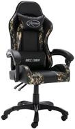 vidaXL Gaming-Stuhl, Gaming-Stuhl Schwarz und Tarnmuster Kunstleder