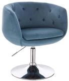 SVITA Cocktailsessel PANAMA (1-St., Drehsessel), 360&deg; drehbar, verchromtes Gestell,