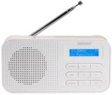 Denver DAB-42W Digitalradio (DAB) (DAB+, FM, 10 Presets, Dual-Wecker, Snooze,