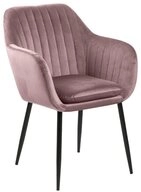 ACTONA GROUP Armlehnstuhl in dusty rose, Polyester, Stahl - 57x83x61cm (BxHxT)