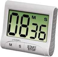 Hama Intervall-Timer K&uuml;chentimer "Countdown" digital 111319, Gro&szlig;es Display