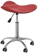 vidaXL B&uuml;rostuhl, B&uuml;rostuhl Weinrot Kunstleder