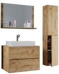 VCM Waschtisch Lendas L 150x80x51cm (Set, 4-St., 1x Unterschrank 1x Waschbecken...