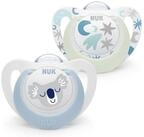 NUK Schnuller NUK Star Day&Night Schnuller Koala Gr.1 &ndash; mit Leuchteffekt