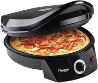 bestron Elektrische Pfanne APZ400Z, 1800 W, Pizzaofen &Oslash; 27 cm &ndash; schnell,