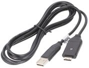 AccuCell USB-Verbindungskabel passend f&uuml;r Samsung ES55, PL20, WB5500, WB600, W...