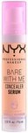 NYX PROFESSIONAL MAKEUP Concealer BARE WITH ME CONALER SERUM, mittlere...