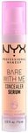 NYX PROFESSIONAL MAKEUP Concealer BARE WITH ME CONALER SERUM, mittlere...