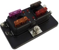 SecoR&uuml;t Sicherungshalter SecoR&uuml;t FHA504 LED Stromkreisverteiler Flachsicherung