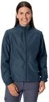 Fahrradjacke VAUDE "DUNDEE", Damen, Gr. 44, blau (marine), Web, Obermaterial:...