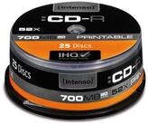 Intenso CD-Rohling 25 Intenso Rohlinge CD-R full printable 80Min 700MB 52x...