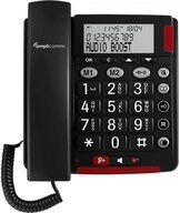 Amplicomms Schnurgebundenes Seniorentelefon, f&uuml;r H&ouml;rger&auml;te kompatibel...