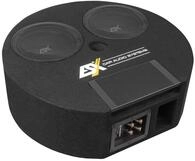 ESX DBX800Q 2x20 cm Dual-Bassreflex-System Reserveradmulde Auto-Subwoofer (400 W,