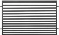 Polbram Zierzaun Polbram Zaunfeld Leni 120 200 x 120 cm, RAL-Farbe