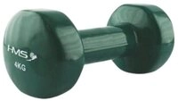 HMS Kurzhantel Fitness aus Gusseisen mit Vinylbeschichtung 4kg gr&uuml;n - 1 St&uuml;ck