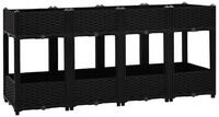 vidaXL Hochbeet, Kr&auml;uterhochbeet 160x40x71 cm Polypropylen