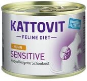 Kattovit Feline Diet Sensitive mit Huhn 185 g - 12 St&uuml;ck, f&uuml;r: Katze