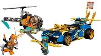 LEGO&reg; Jays und Nyas Rennwagen EVO Spielbausteine, (Set, 536 St., Ninjas)