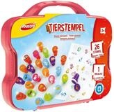 Joustra Kreativset Joustra Kreativkoffer Tierstempel Kunststoffkoffer