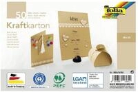 Folia Versandkarton Kraftpapier - natur A5 230 g/qm 50 Blatt.