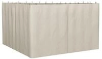 Outsunny Pavillonseitenteil Faltpavillon mit Haken Seitenw&auml;nde, 302x205 cm,...