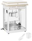 Royal Catering Popcornmaschine 5 kg/h Popcornmaker 1500 W wei&szlig; / golden