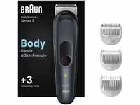Braun Haarschneider Bodygroomer BG3340, SkinShield-Technologie, Abwaschbar