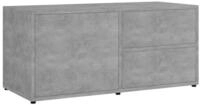 vidaXL TV-Schrank NA TV-Schrank Betongrau 80x34x36 cm Spanplatte Lowboard