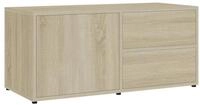 vidaXL TV-Schrank NA TV-Schrank Sonoma Eiche 80x34x36 cm Spanplatte Lowboard