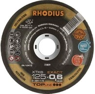 Rhodius Trennscheibe Rhodius XTK6 EXACT BOX 211302 Trennscheibe gekr&ouml;pft 125...