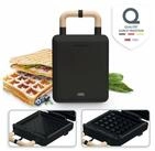 ADE 2-in-1-Kombi-Waffeleisen KG2138, 600 W, Wechselplatten f&uuml;r Belgische...