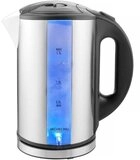 Michelino Wasserkocher Edelstahl-wasserkocher 74320 Edelstahloptik Edelstahl,...