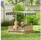 Outsunny Sandkasten Mit Dach, Felix Kindersandkasten, (Sandkiste, 1-tlg.,