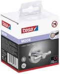 tesa Handtuchhaken MOON Bademantelhaken Edelstahl, Badezimmer, G&auml;ste-WC,
