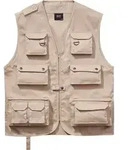 Brandit Sweatweste Hunting Vest beige|braun 5XL