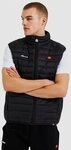 Ellesse Steppweste Bardy Gilet f&uuml;r Erwachsene, mit geradem Abschluss, aus...