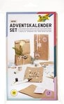 Folia Adventskalender Folia Adventskalender-Set PAPIERT&Uuml;TEN NATUR, aus 24
