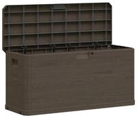 vidaXL Gartenbox Garten-Aufbewahrungsbox 280 L Braun