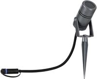 Paulmann LED Gartenstrahler Plug&Shine, LED fest integriert, Warmwei&szlig;, LED-Modul,