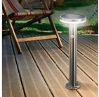 esotec LED Solarleuchte Edelstahl PIR Standleuchte LENA H=45cm 4000K Au&szlig;enleuchte