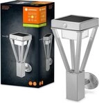 Ledvance Sockelleuchte Aluminum, 6W, warmwei&szlig;, 550lm, IP44, L180mm, wassergesch&uuml;tzt
