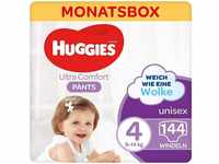 HUGGIES Windeln Ultra Comfort Pants Größe 4 (9-14 kg), 144 St., Baby-Windeln