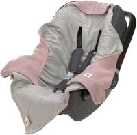 Einschlagdecke Einschlagdecke f&uuml;r Babyschale, dusty pink, L&Auml;SSIG, GOTS made with